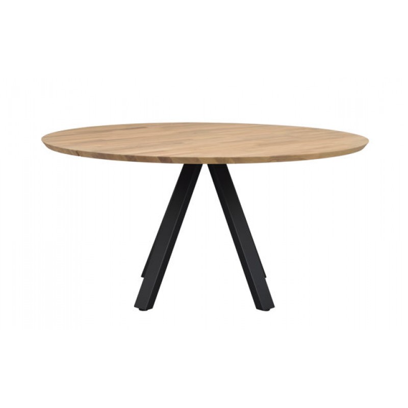 RO Carradale Dining Table V Oak/Black